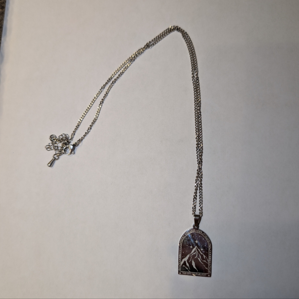 ACOTAR Mountain Pendant Necklace